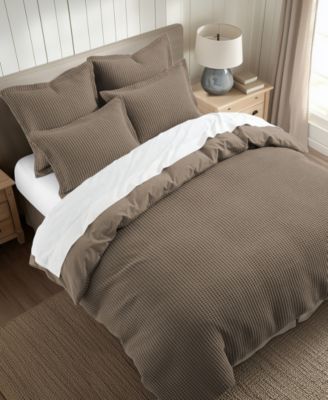 Mills Waffle 2-Pc. Sham Set, European