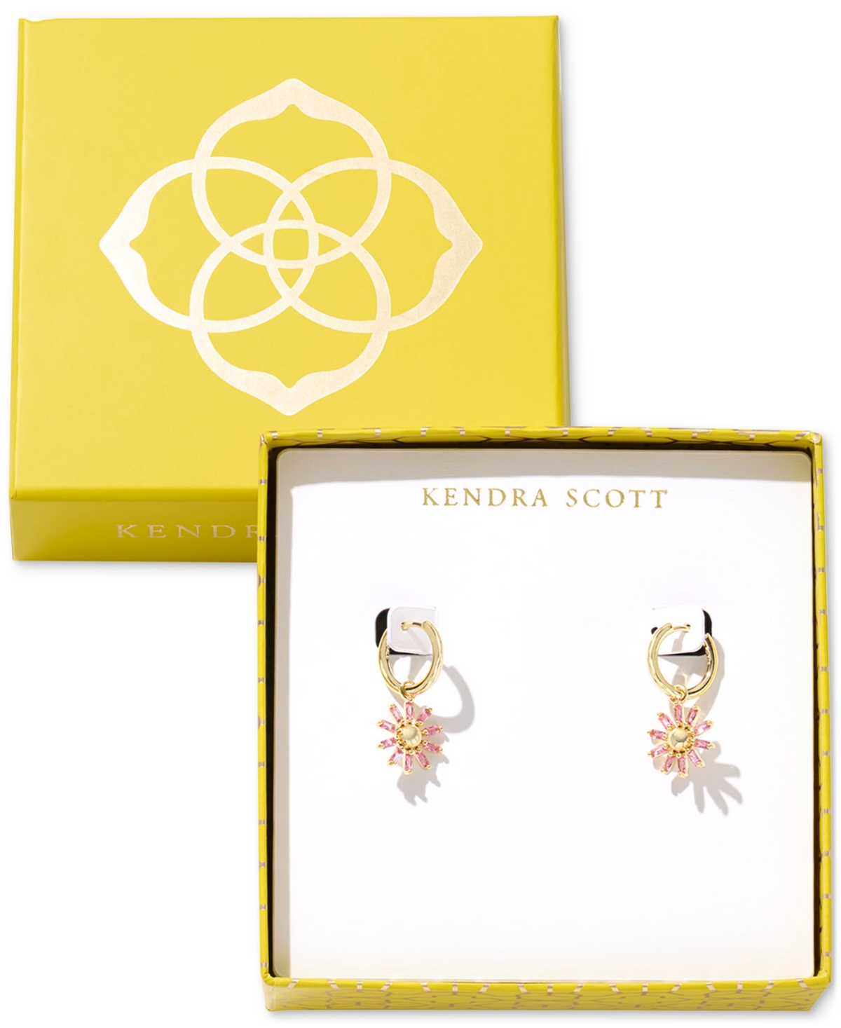 Kendra Scott Macy's Flower Show Madison Daisy Earrings, Exclusively At Macy's In Gold Azalea Opalite Crystal
