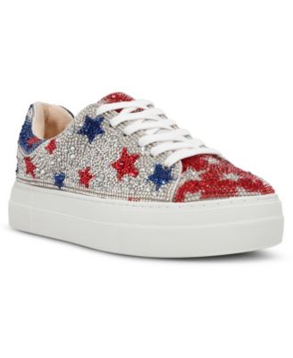 Betsey Johnson Women's Sidny Lace-Up Platform Sneakers