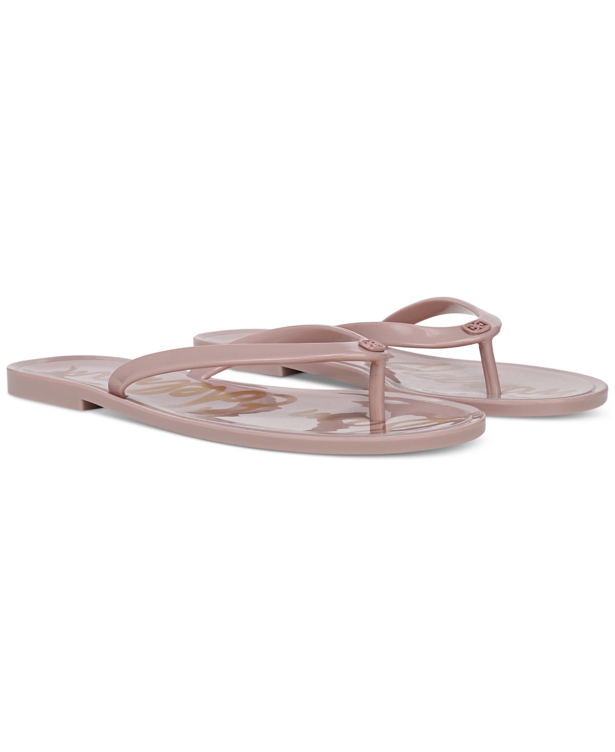 Sam Edelman Dean Jelly Flip Flop Rose Dust Jelly