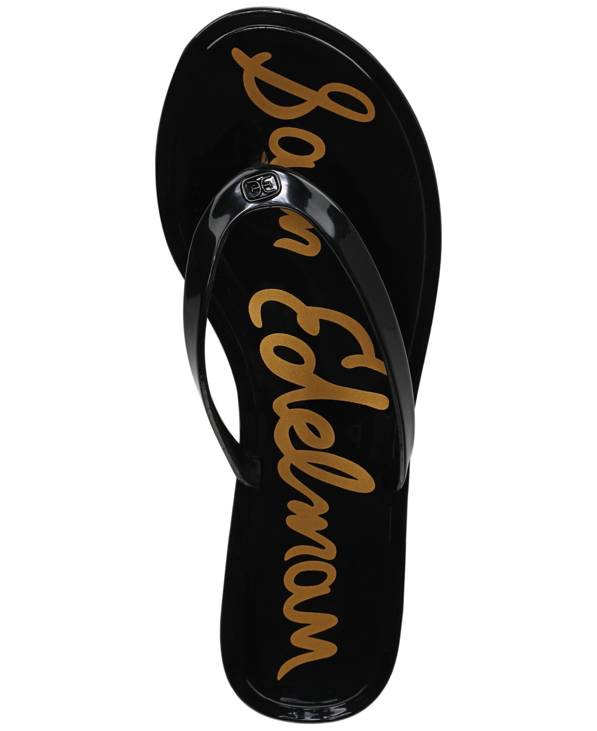 Sam Edelman Dean Jelly Flip Flop Black Jelly In Black Jelly