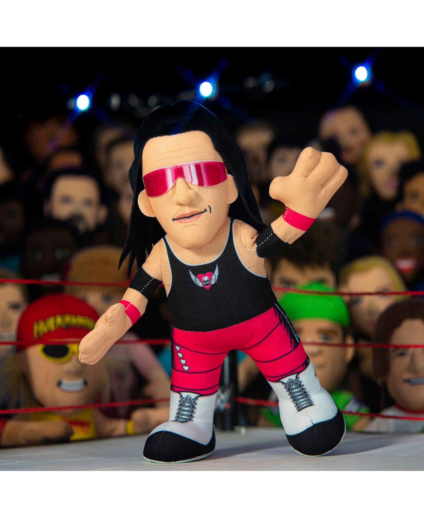 Детская мягкая игрушка Bleacher Creatures Brett "The Hit Man" Hart 10" Plush Figure — фото 4