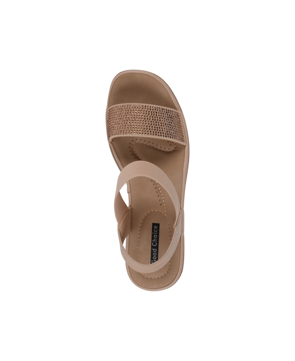 Gc Shoes Nia Wedge Sandal In Natural