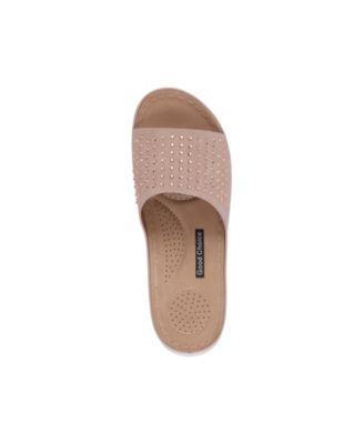 Women's Julie Embellished Comfort Flat Sandals