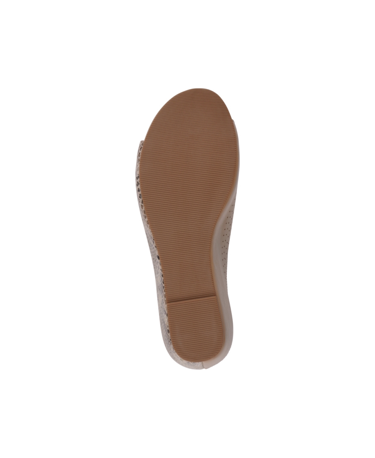 Gc Shoes Dacia Wedge Slide Sandal In Tan