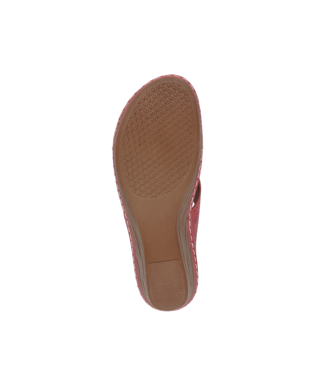 Gc Shoes Willa Flower Wedge Sandal In Red