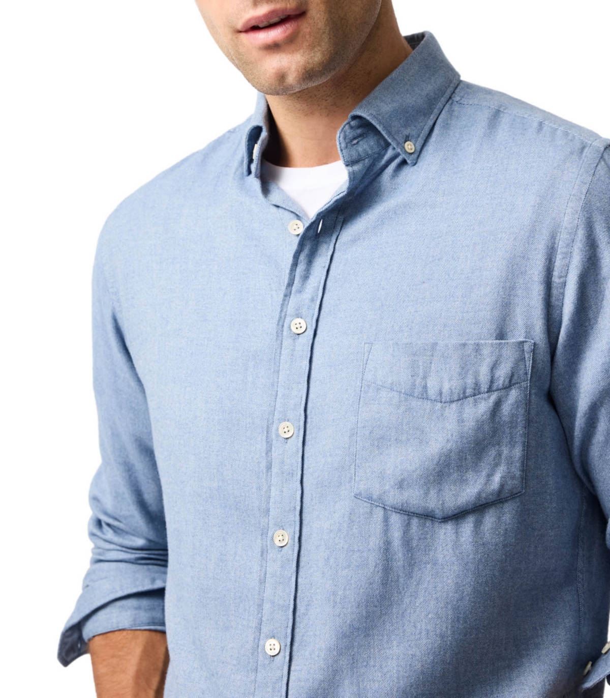 Rodd & Gunn Men's Barrhill Long Sleeve Sports Fit Shirt In Blue
