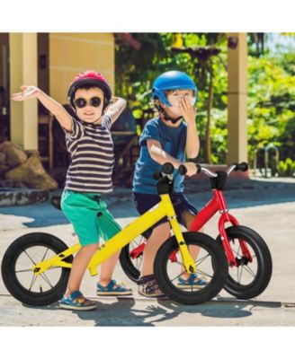 12 Inch Toddler Balance Bike with Height Adjustable Handlebar and Seat