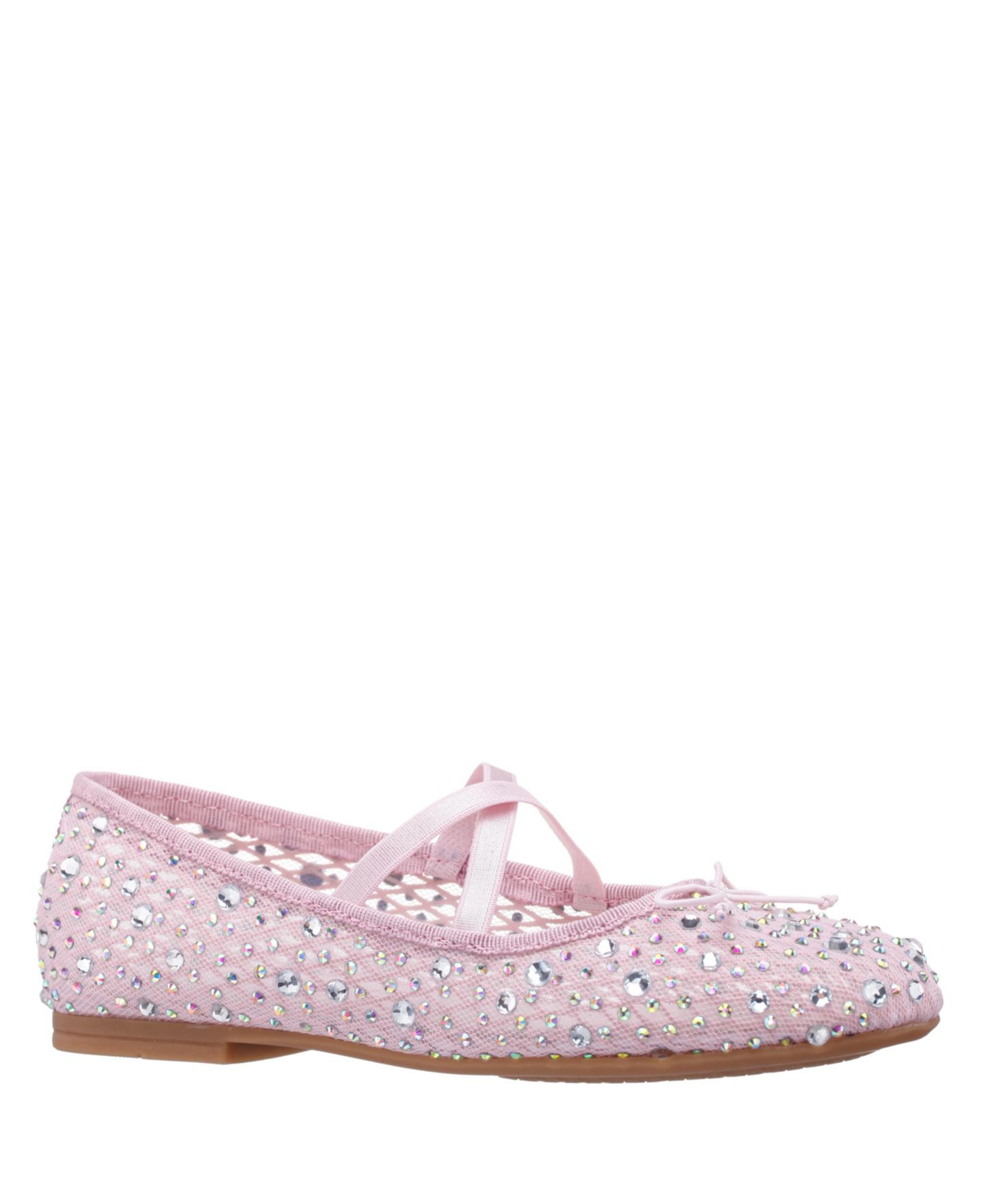Балетки Nina Hadley Ballet Flats для девочек, цвет: Пудровый — фото 1
