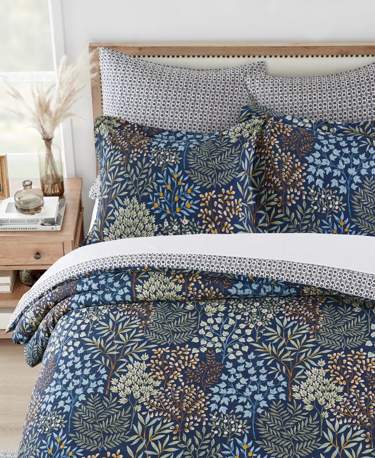 Levtex English Forest Reversible 3-pc. Comforter Set, Full/queen In Navy
