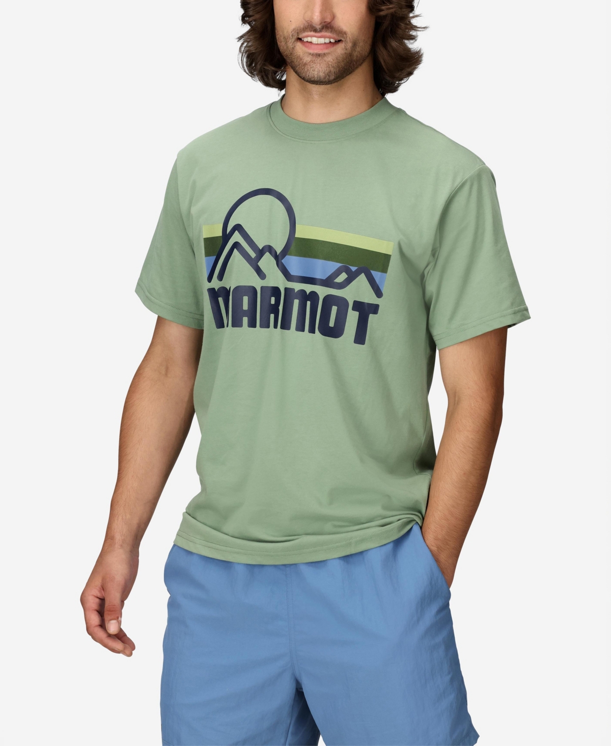 Men's Coastal Short Sleeve T-Shirt - Agate green