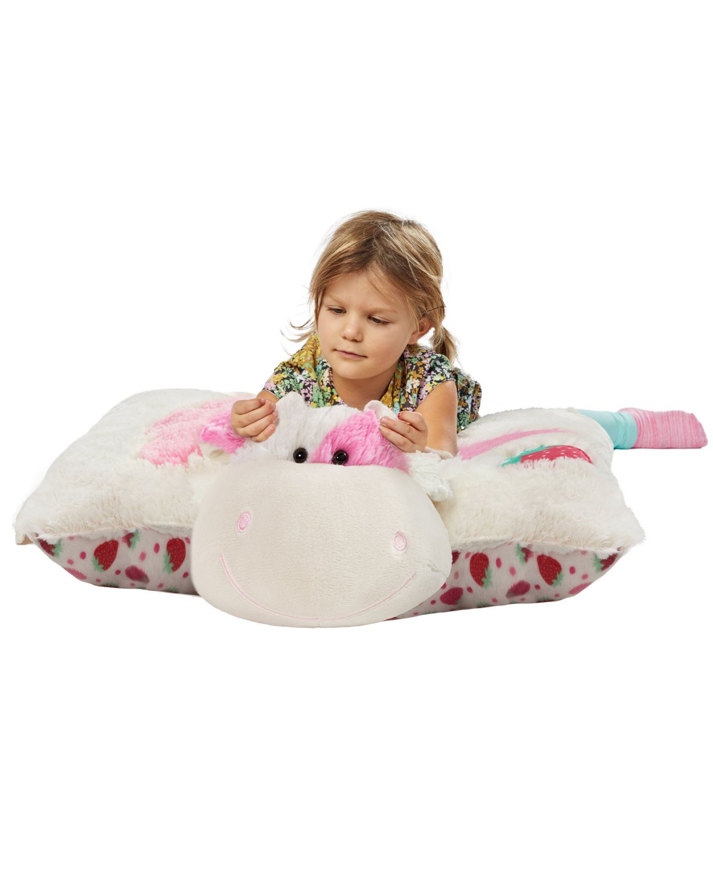 Детские мягкие игрушки Pillow Pets Sweet Scented Jumbo Cow Plush Pillow Pet — фото 1