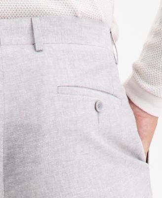 Men's Slim-Fit Linen Suit Separate Pants, Exclusively at Macy's