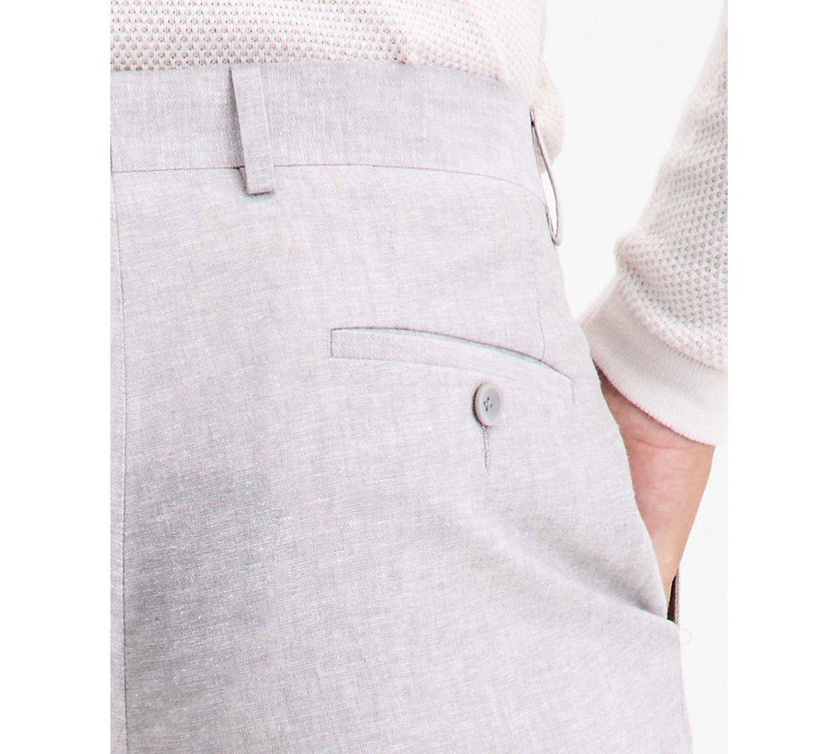 Bar Iii Men's Slim-Fit Linen Suit Separate Pants, Exclusively at Macy's