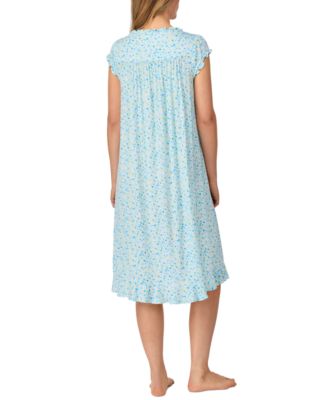Women's Printed Cap-Sleeve Waltz Nightgown