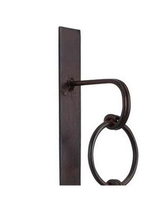 Wall Sconce with Hurricane Glass and Chain Design Holder for Elegant Lighting and Decor