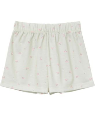 Toddler Girls 2-Piece Button Up Pajama Shorts Set