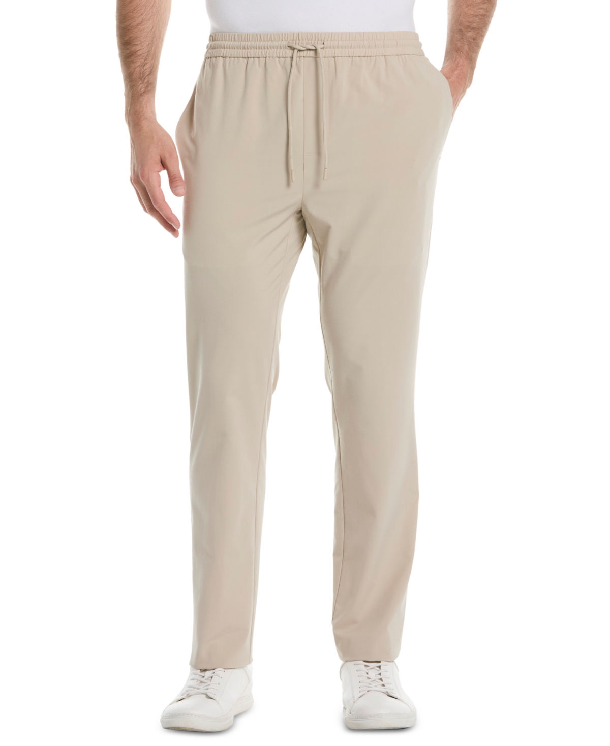 Men's Classic-Fit Solid Dress-Casual Drawstring Pants - Island Fossil