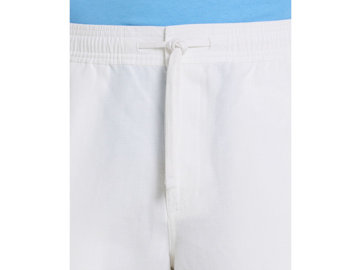Мужские шорты Cubavera 8" Drawstring Linen Cargo, цвет: Яркий белый — фото 3