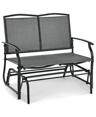 Iron Patio Rocking Chair for Outdoor Backyard and Lawn