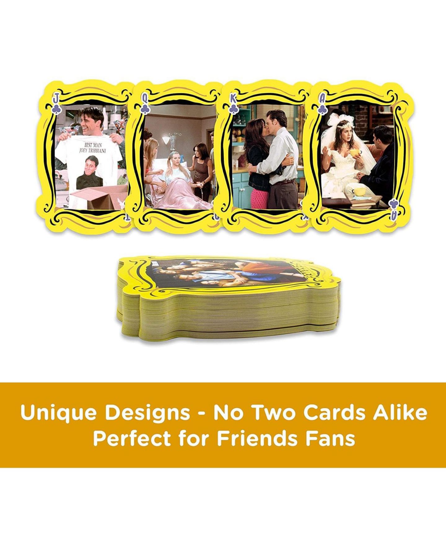 Детские игрушки NMR Distribution Friends-Themed Shaped Playing Cards, 54-Piece, Ages 6+ — фото 4