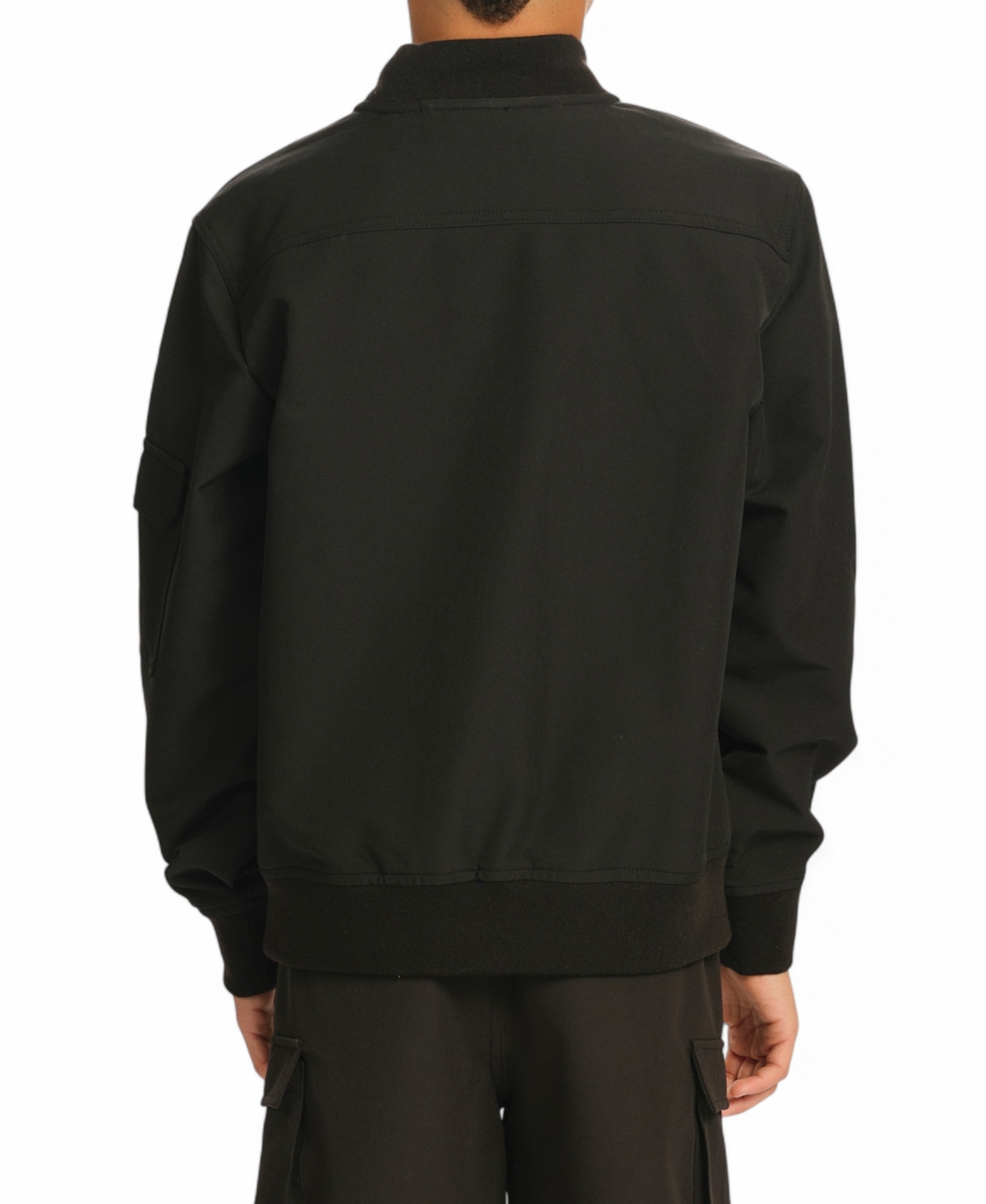 Sovereign Code Big Boys Otto 4-way Stretch Varsity Jacket In Black