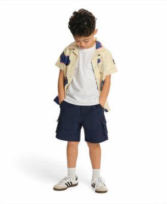 Little and Big Boys Button-Up Shirt