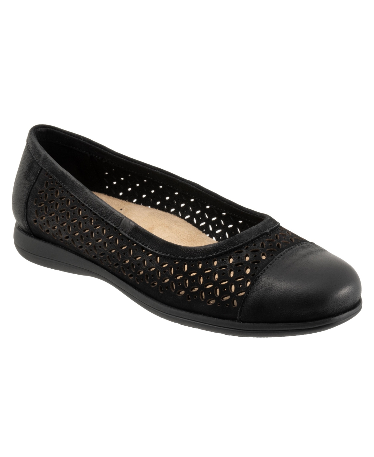 Delmara Flat - Luggage nubuck