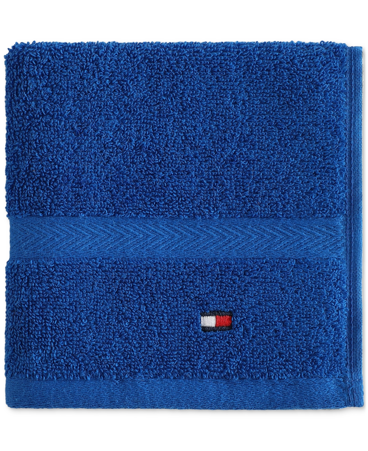 Tommy Hilfiger Home Modern American Solid Cotton Washcloth, 13" X 13"