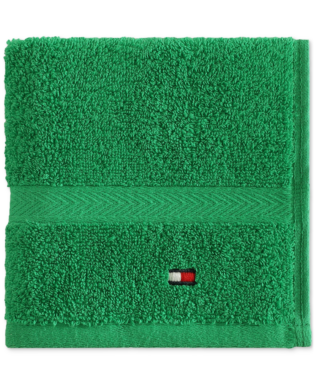 Tommy Hilfiger Home Modern American Solid Cotton Washcloth, 13" X 13"