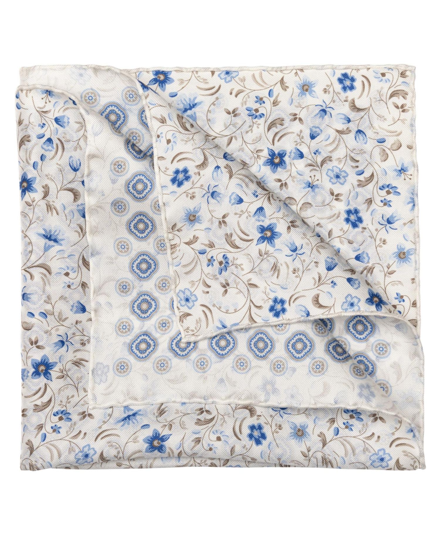 Men's Italo Double Sided Silk Pocket Square