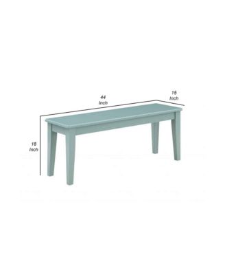 Rectangular Dining Bench with Tapered Legs – Contemporary Design for Dining & Entryway