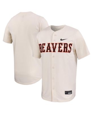 Nike - Men's Natural Oregon State Beavers Limited Baseball Jersey