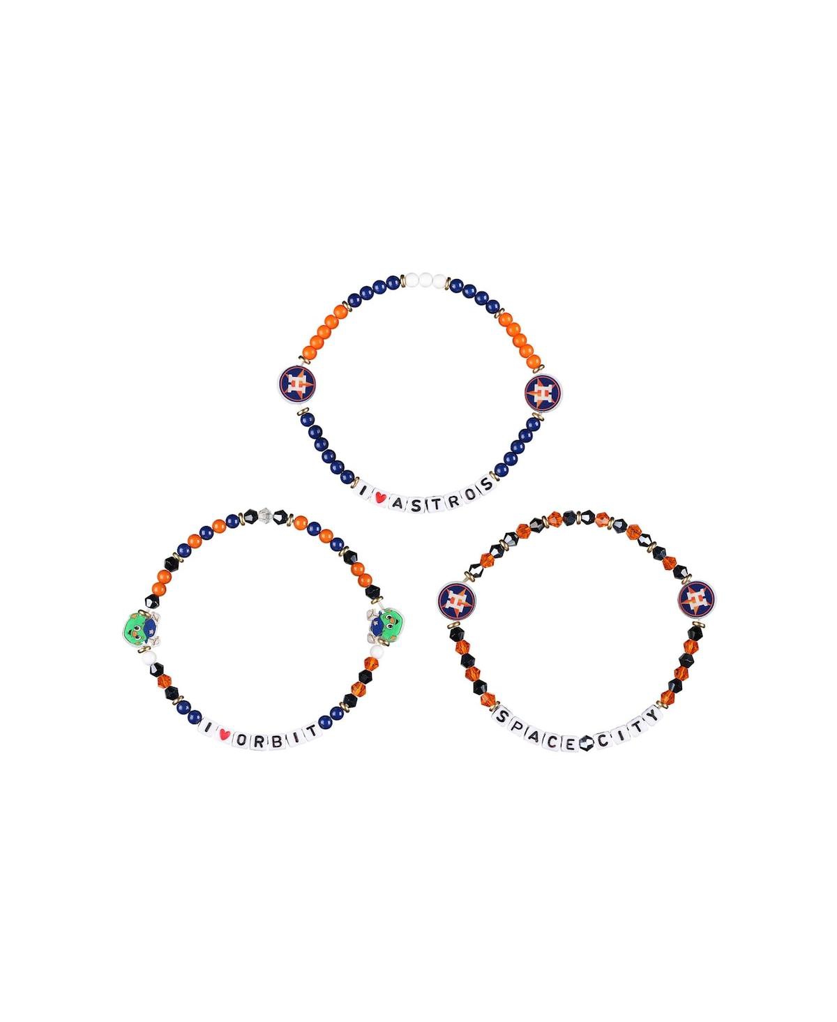 Houston Astros Friendship Bracelet, Set of 3
