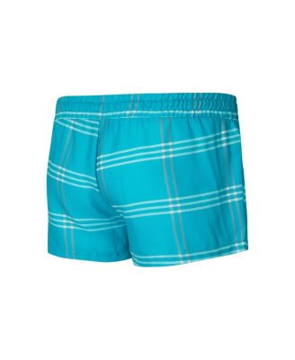 Women's Aqua/Gray Miami Dolphins Petition Raglan Long Sleeve T-Shirt and Shorts Set