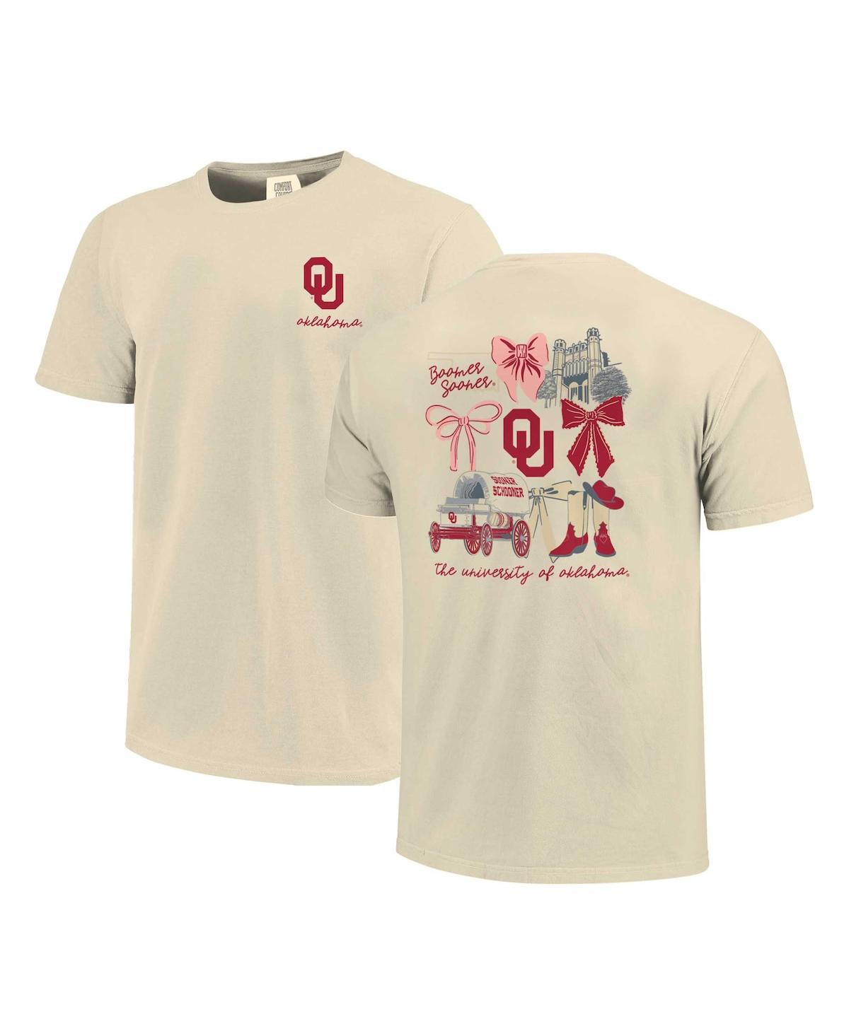 Comfort Colors Men's and Women's Natural Oklahoma Sooners Coquette T-Shirt