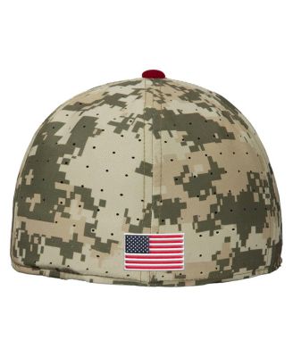 Men's Digital Camo Washington State Cougars On-Field Baseball Performance Fitted Hat