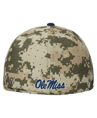 Men's Digital Camo Ole Miss Rebels On-Field Baseball Performance Fitted Hat