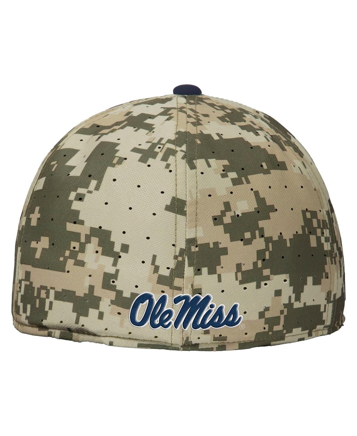 Nike Men's Digital Camo Ole Miss Rebels On-field Baseball Performance Fitted Hat In Camo