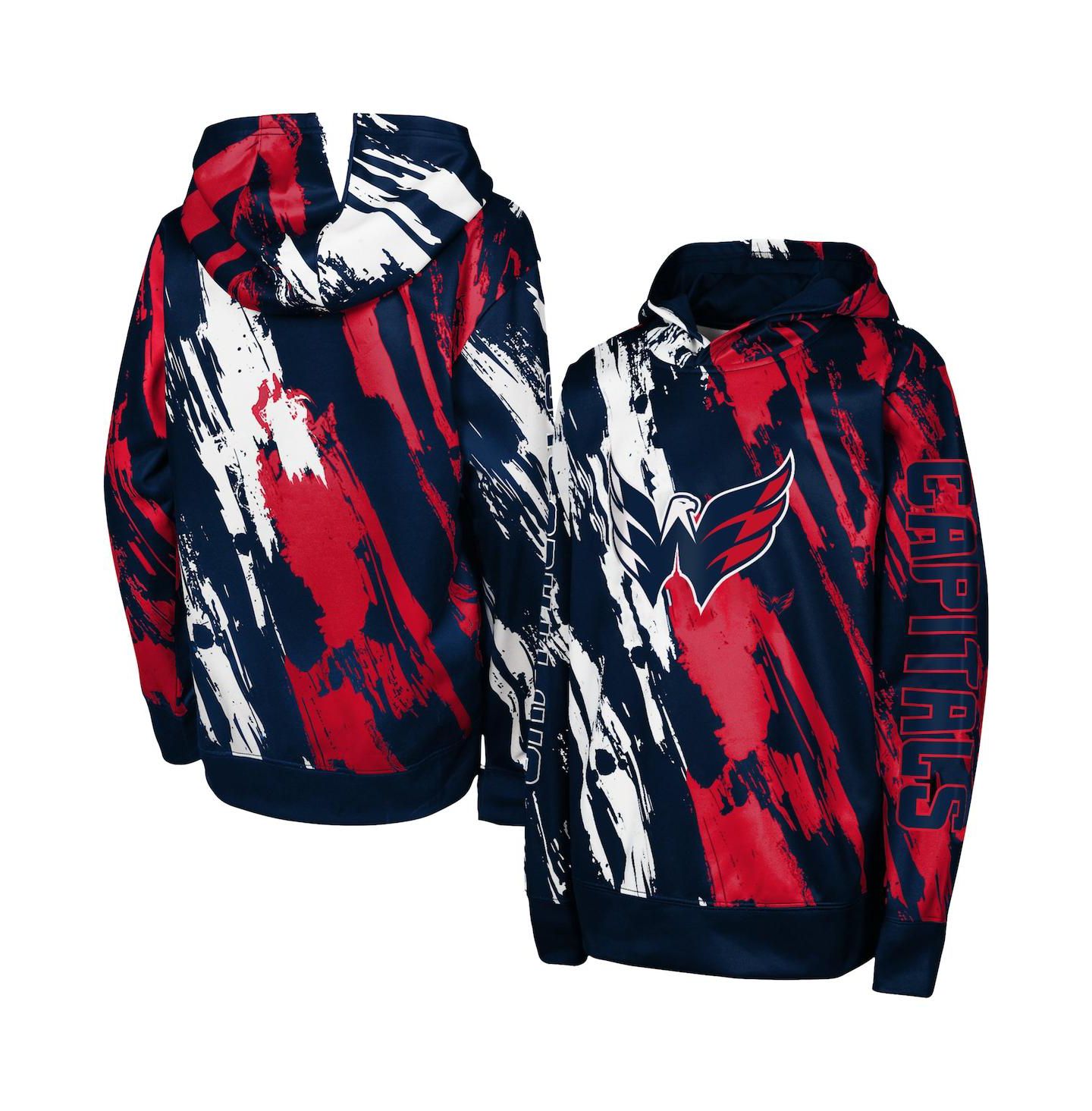 Худи Outerstuff Red Washington Capitals Master Snipe Pullover для мальчиков — фото 1