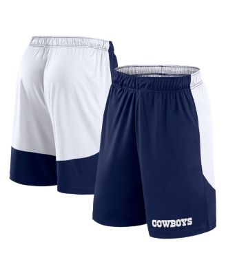 Fanatics - Men's Navy/White Dallas CowboysBig Tall Launch Shorts