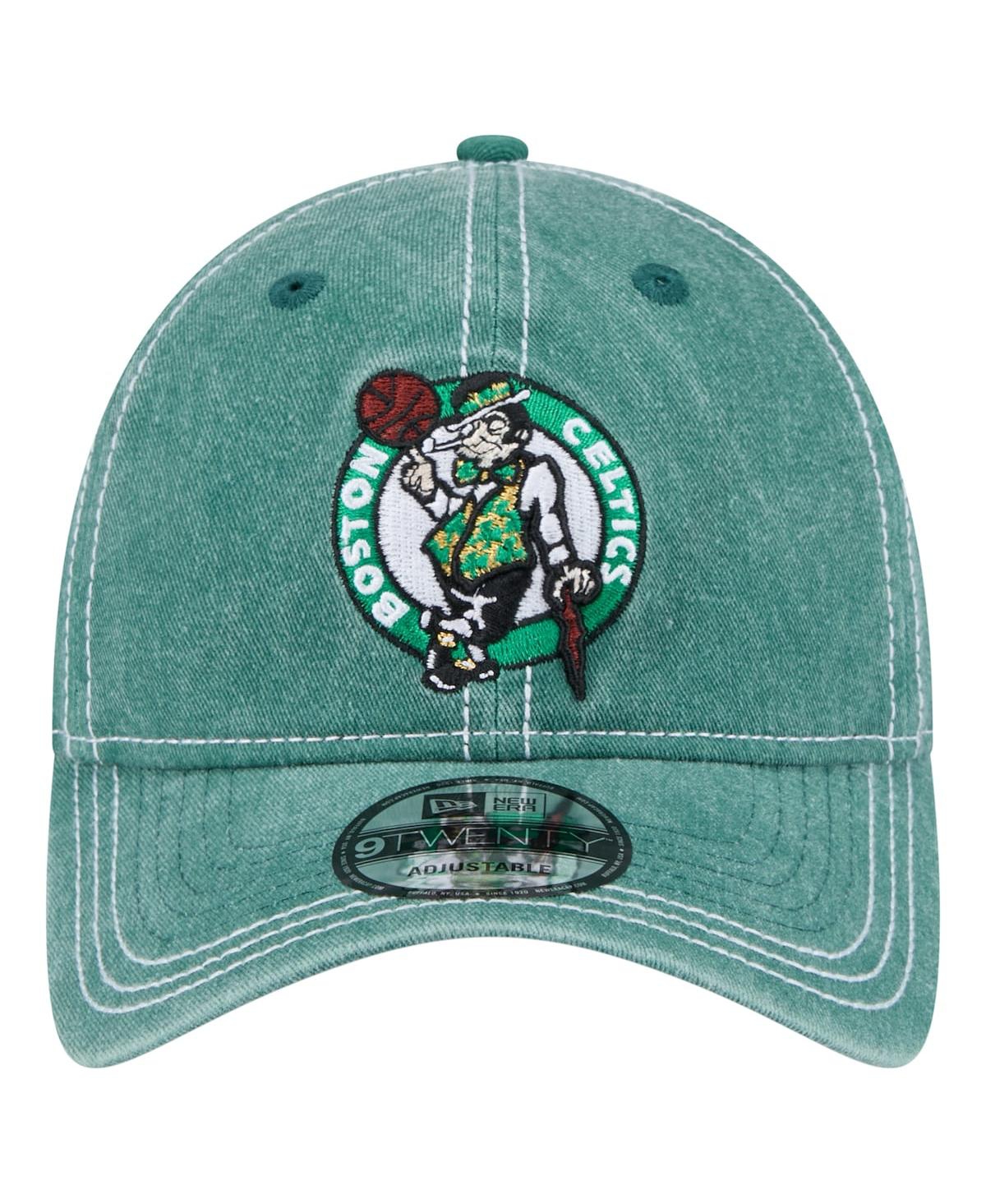 NEW ERA MEN'S KELLY GREEN BOSTON CELTICS PIGMENT DYED 9TWENTY ADJUSTABLE HAT 