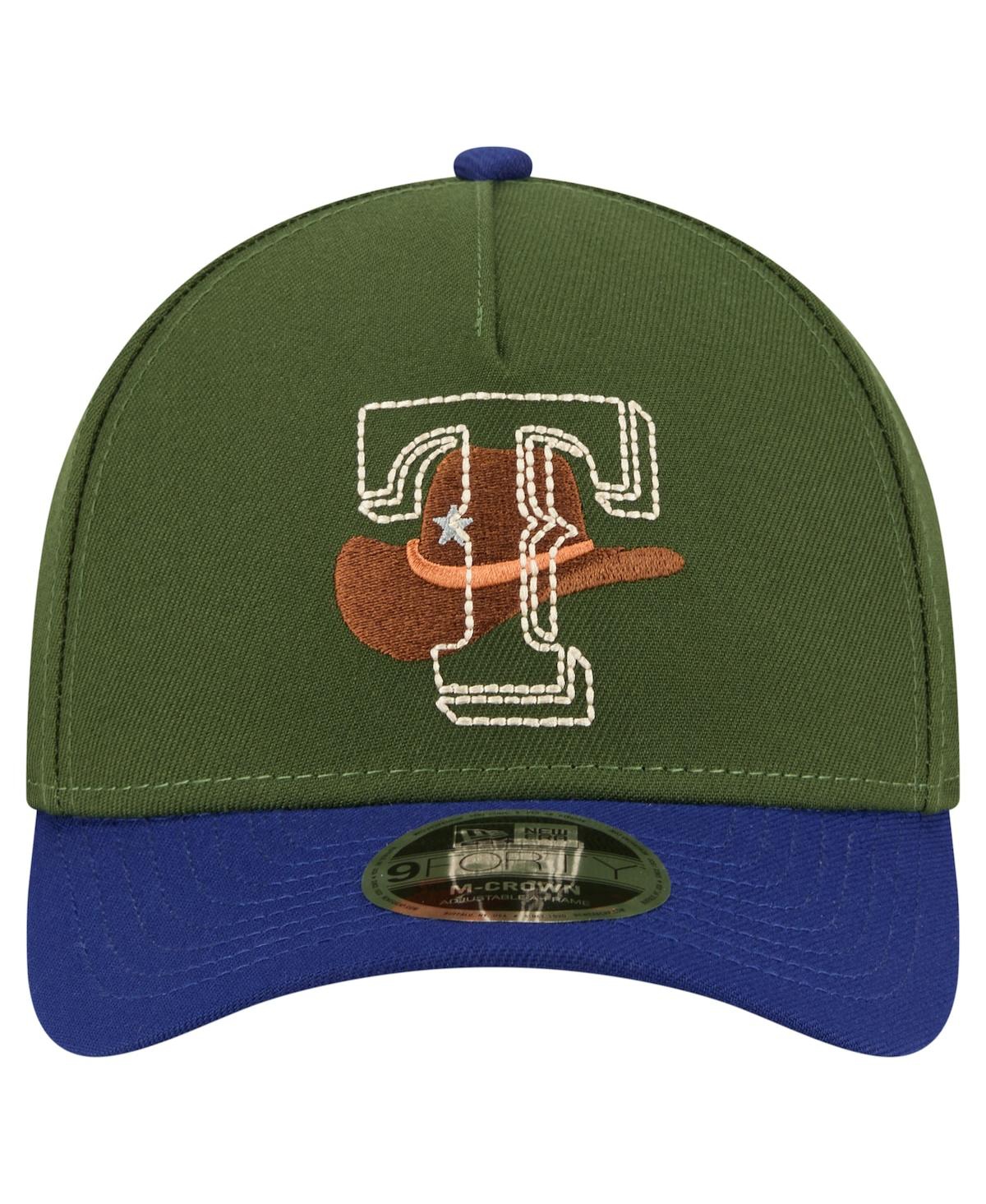 NEW ERA MEN'S DARK GREEN TEXAS RANGERS CITY FEATURE 9FORTY A-FRAME ADJUSTABLE HAT 