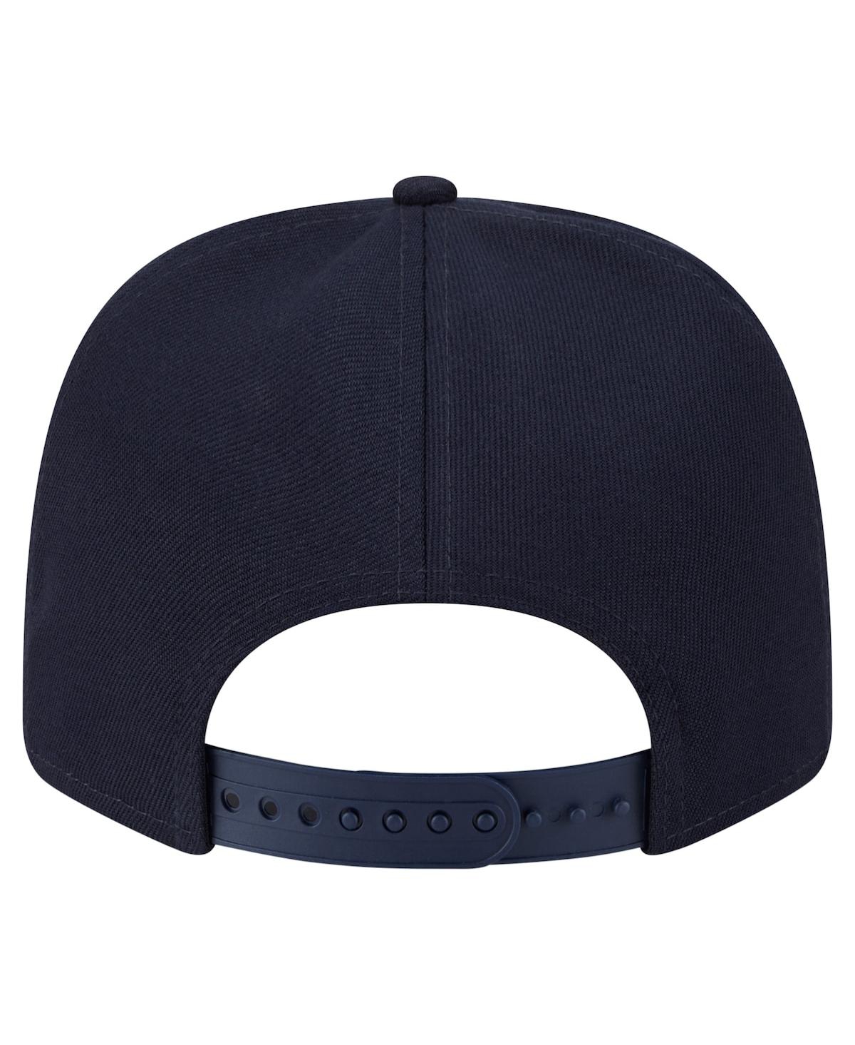 New Era Men's Navy Atlanta Braves Multi-rope 9seventy Stretch-snap Hat In Navy