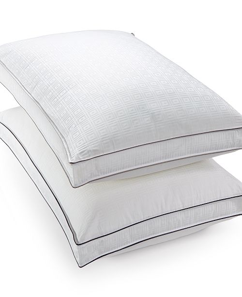 Hotel Collection Luxe DownAlternative FirmDensity Gusset King Pillow, Hypoallergenic, Created