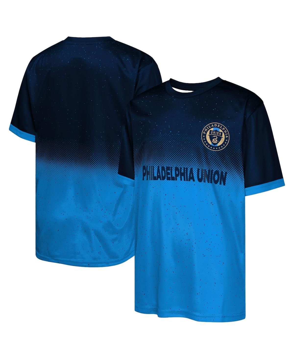 Outerstuff Big Boys And Girls  Navy Philadelphia Union Stalwart Defender T-shirt In Navy