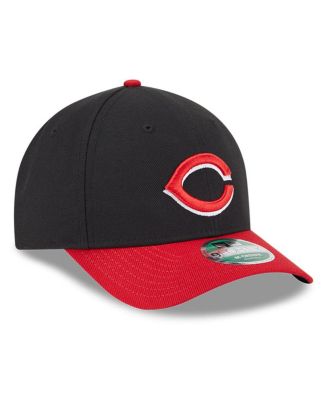 Men's Black/Red Cincinnati Reds Player Replica 9Forty Adjustable Hat