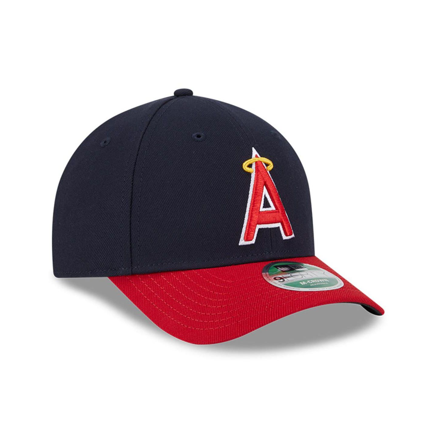 Мужская кепка New Era Navy/Red Los Angeles Angels Player Replica 9Forty Adjustable Hat — фото 2