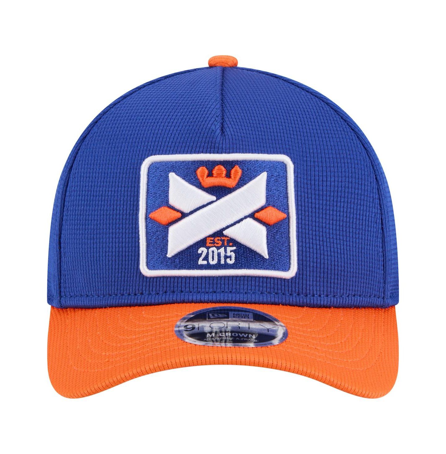 Мужские головные уборы New Era Royal FC Cincinnati 2025 Jersey Hook 9FORTY M-Crown Adjustable Hat — фото 2