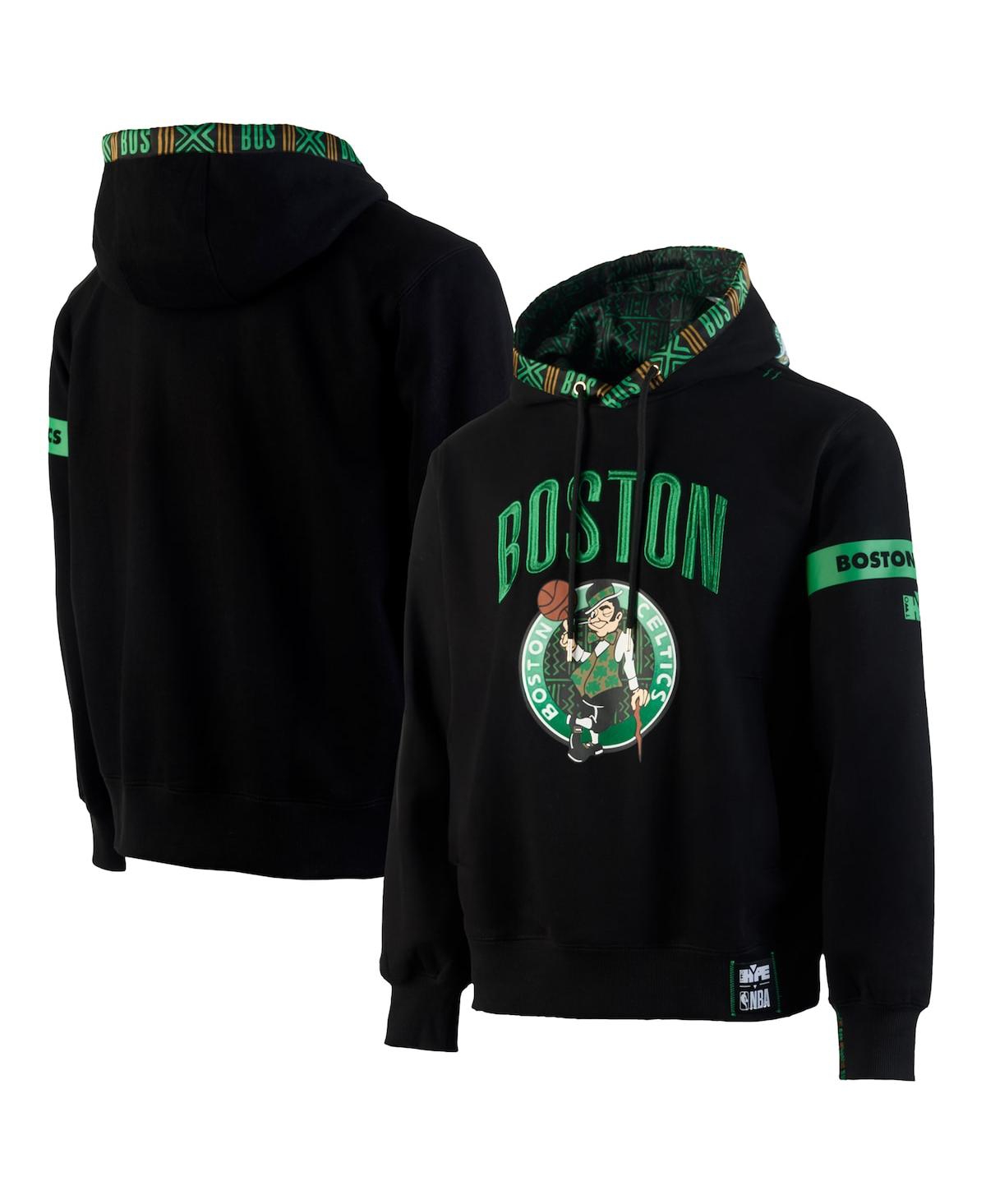 X Nba Men's Black Boston Celtics Culture Hoops Collection Premium Pullover Hoodie - Black